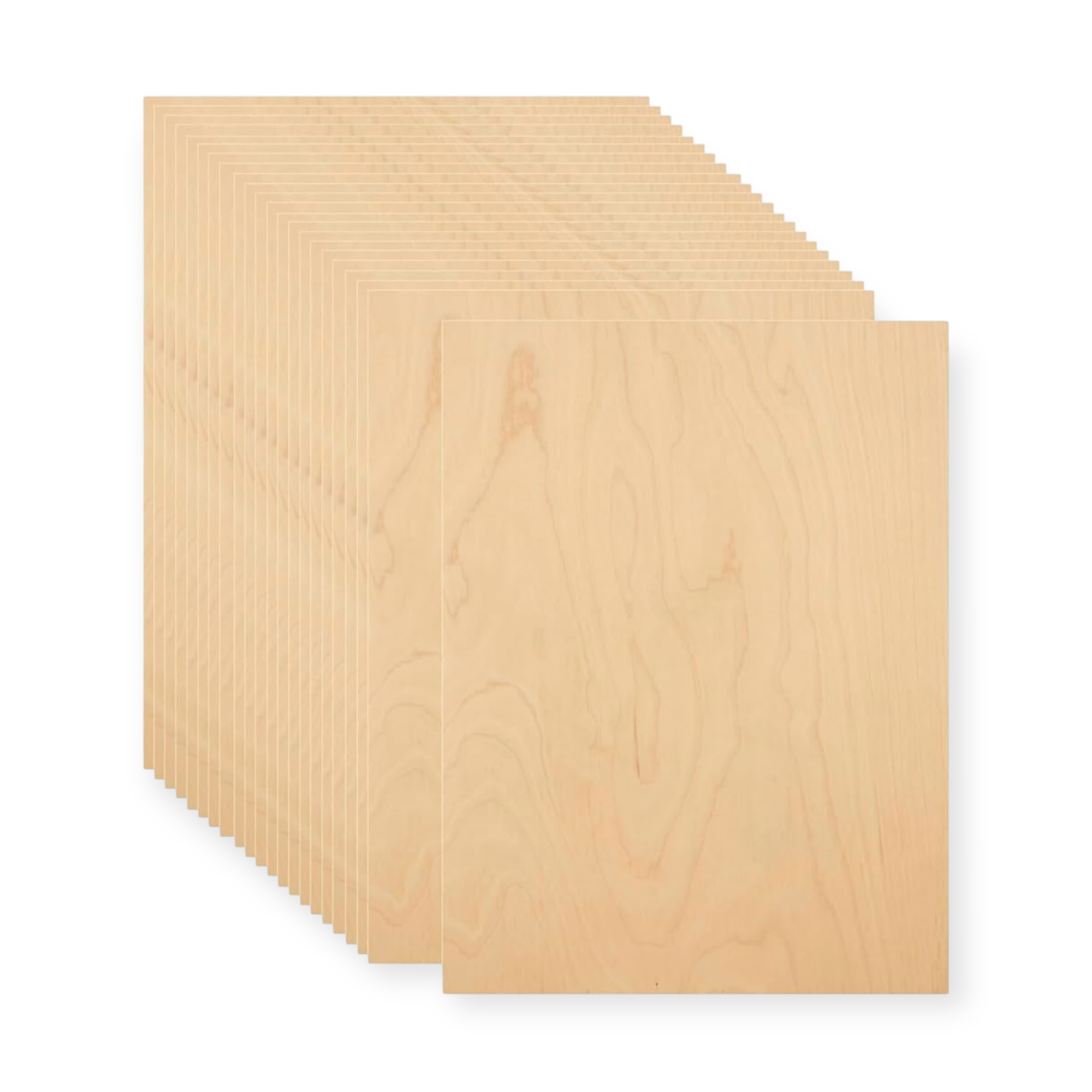 12″ × 18″ × 1/8″ (3mm) Baltic Birch Plywood Sheets | 10 Pack | Laser & CNC Grade