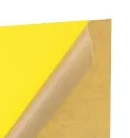1/4" x 11.75" x 19" | Transparent Yellow Plexiglass Acrylic Sheet | Cast