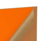 1/4" x 11.75" x 19" | Transparent Orange Plexiglass Acrylic Sheet | Cast