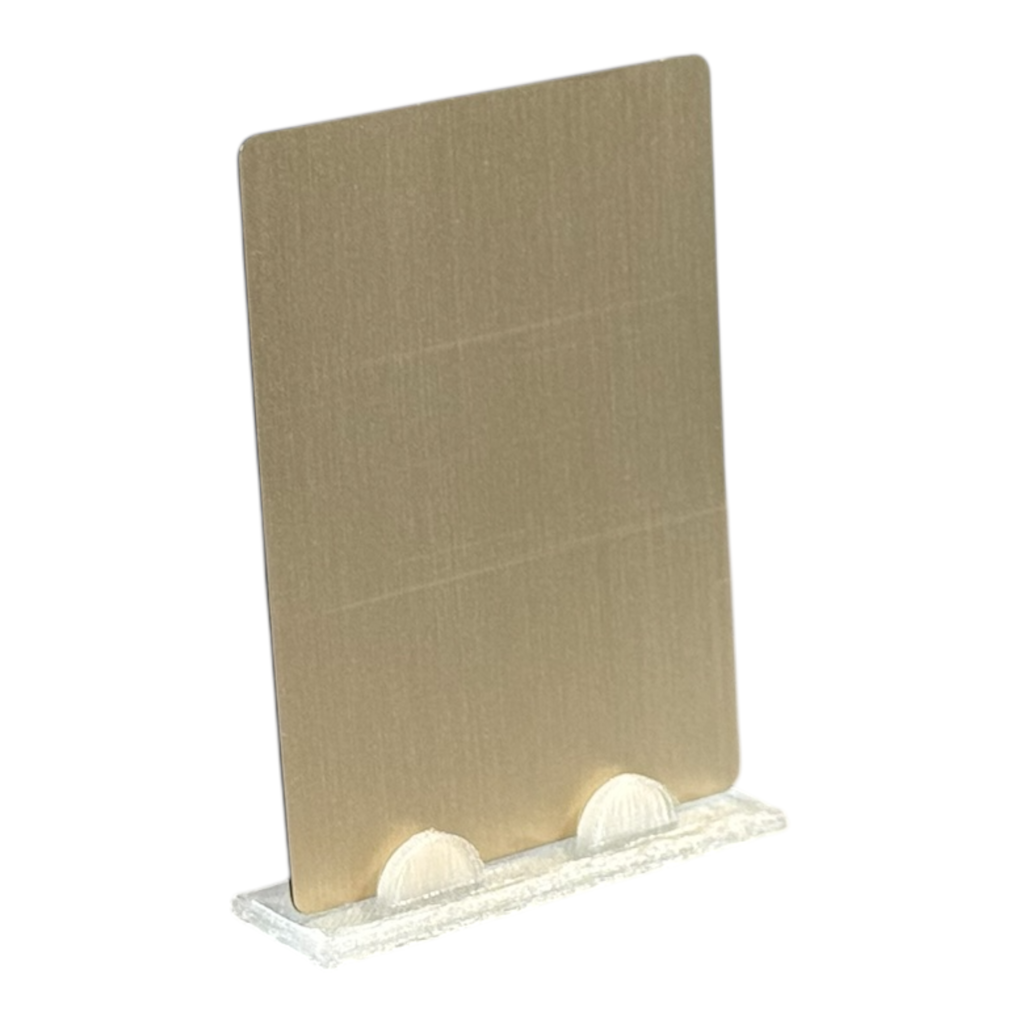 Stainless Steel / Matt Black UV Ready Metal Cards | 88×64×0.8mm (Blanks)