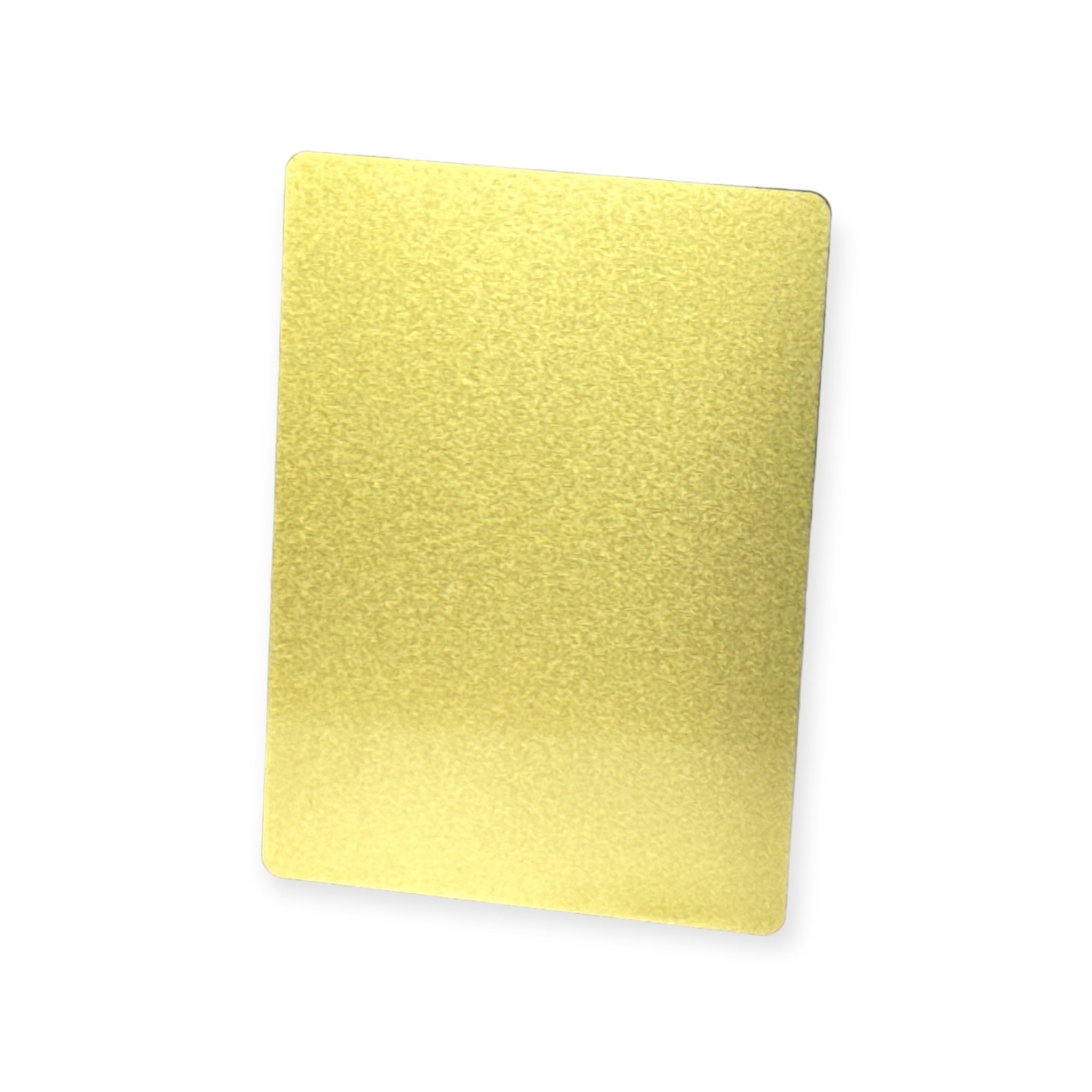 Gold Stainless Steel Metal Cards | Playing Card Blanks | 88×64×.5mm